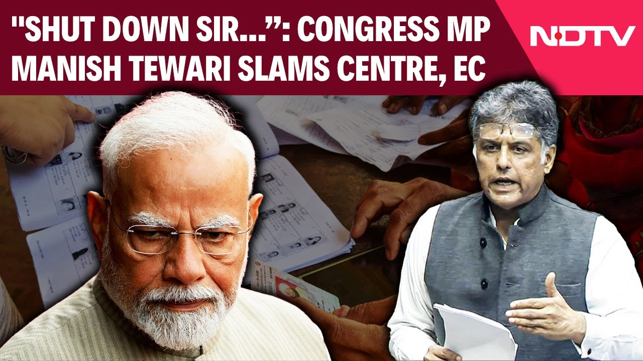 SIR Debate Parliament | Give Reasons For Conducting SIR, Its Illegal: Congress MP To Centre