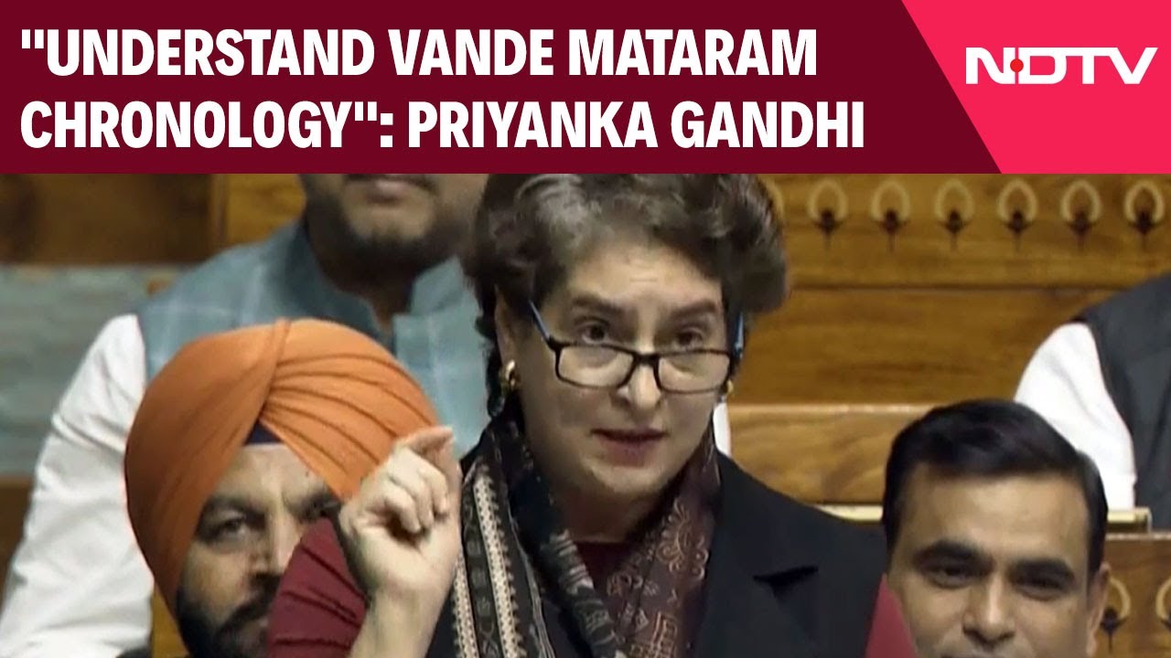 Priyanka Gandhi's Dig At Centre: "Understand Real Vande Mataram Chronology"