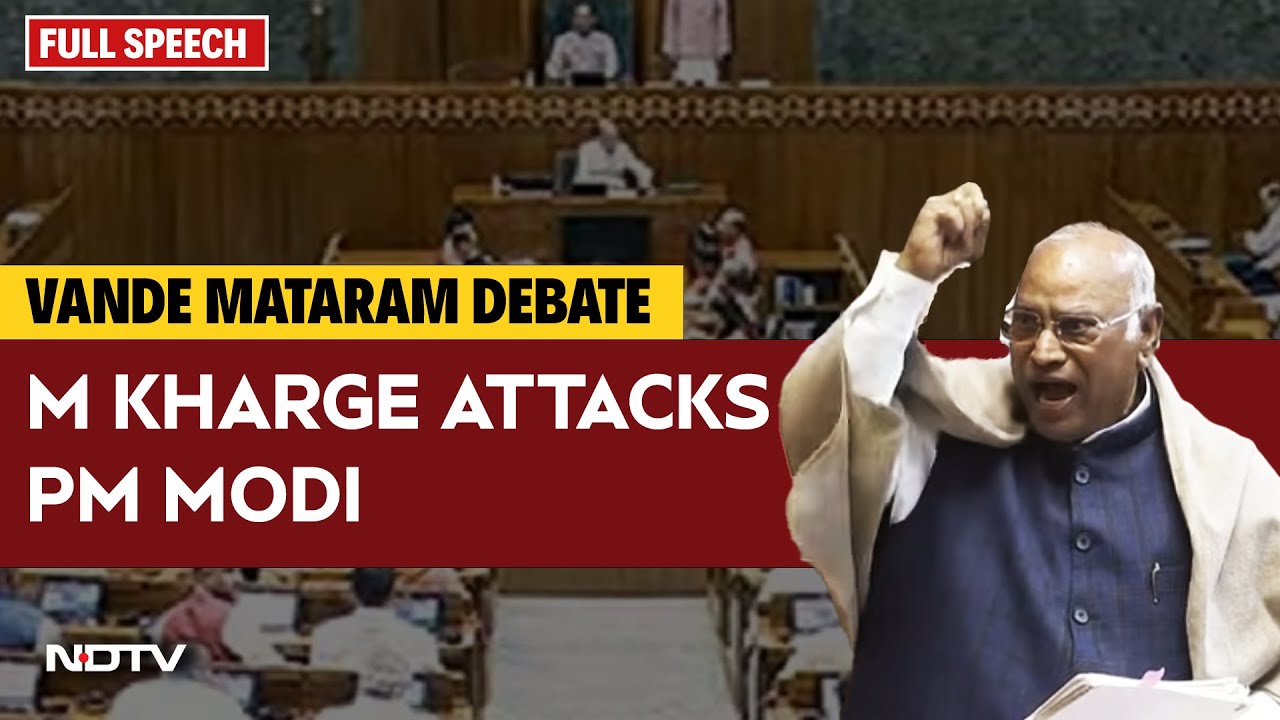 Mallikarjun Kharge Speech | 'PM Modi Leaves No Opportunity To Insult Nehru': LoP Mallikarjun Kharge