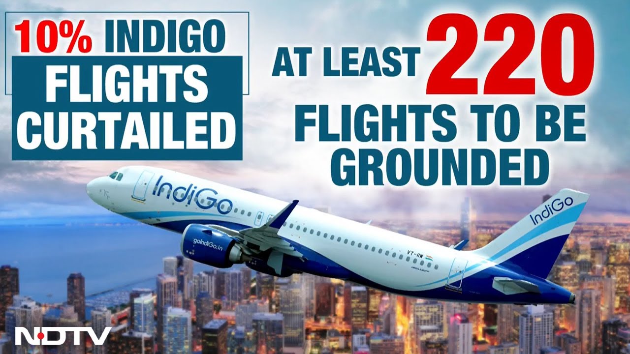 Centre Asks IndiGo To Cut Over 200 Flights A Day After Days Of Disruptions