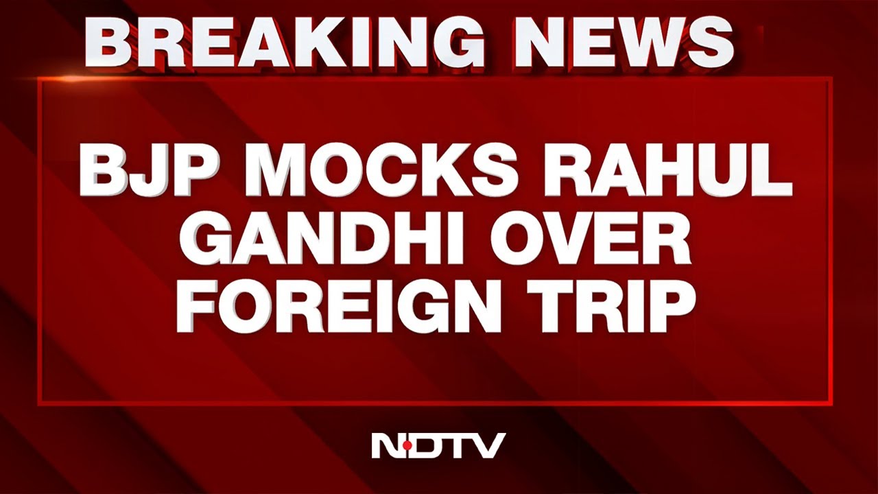 Rahul Gandhi News | BJP Targets Rahul Gandhi Over Foreign Trip Amid Winter Session