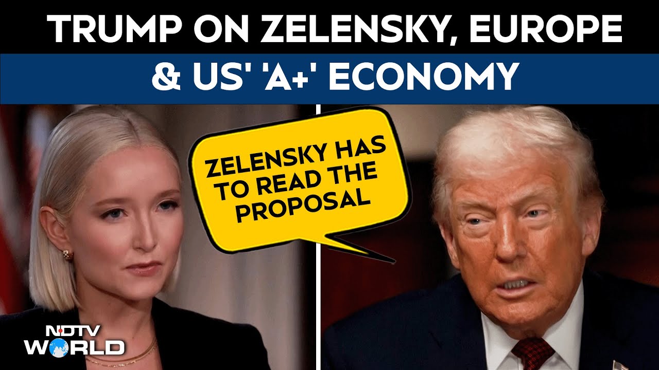 Trump Politico Interview | Trump On Ukraine Peace Plan, Criticises 'Decaying' European Countries