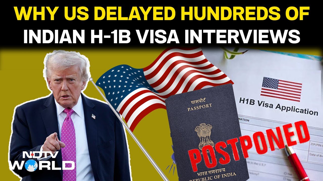H1B Visa For Indians | Why the US Postponed Hundreds of Indian H-1B Visa Interviews Overnight