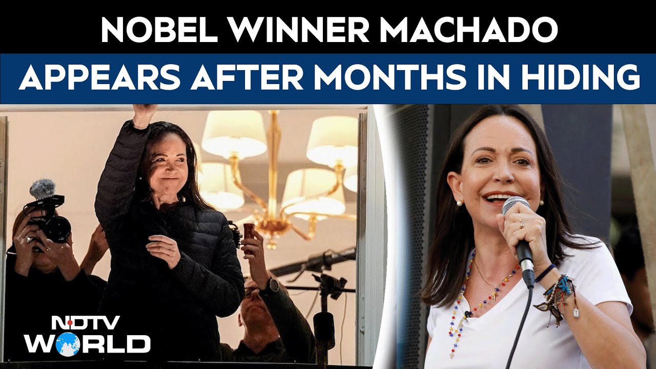 Machado Returns | Venezuelan Nobel Winner Maria Machado Appears In Oslo After A Year In Hiding