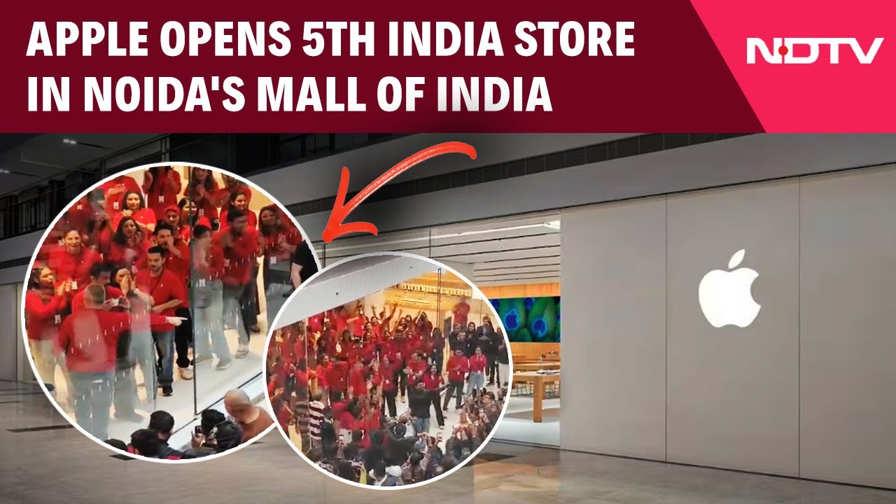 Apple Noida Store | Apple Noida Opens Its Doors To Customers As The Second Apple Store In Delhi-NCR