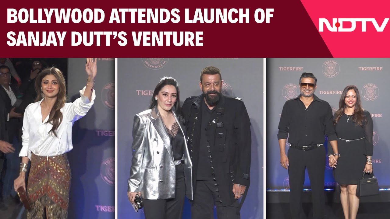 Shilpa Shetty, Chunky Pandey, R Madhavan Attend The Launch Of Sanjay Dutt's Venture 'Tigerfire'