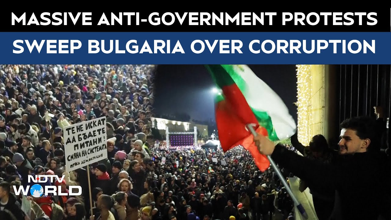 Bulgaria Protest News | Massive Anti-Government Protests Sweep Bulgaria Over Corruption