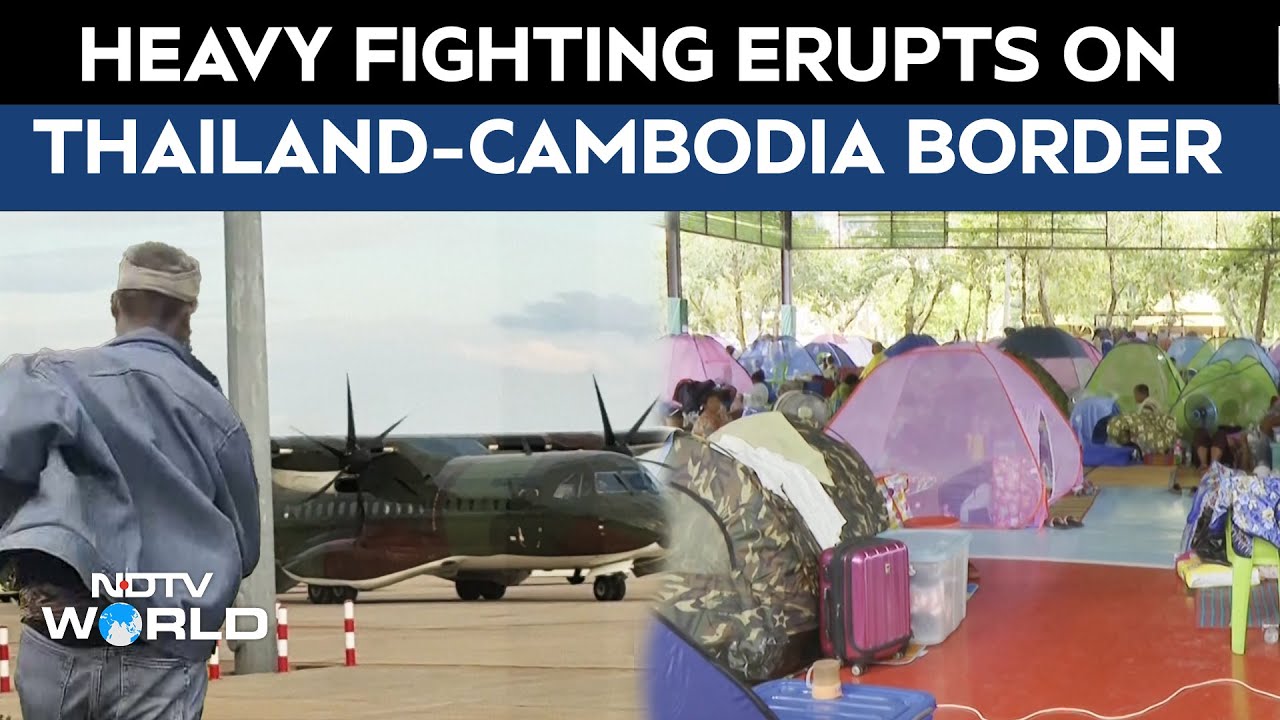 Thailand News | Thailand-Cambodia Fighting Intensifies; Home Hit in Surin