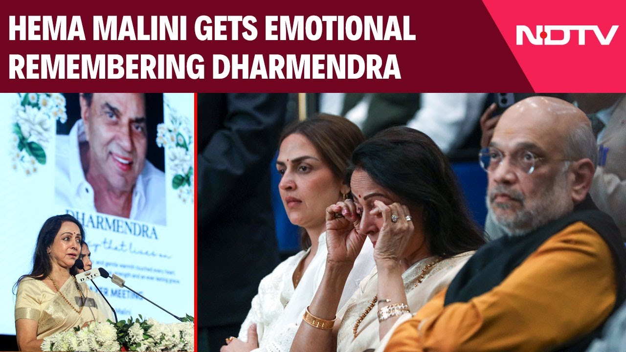 "He Was Down-To-Earth...": Hema Malini Becomes Emotional Remembering Dharmendra