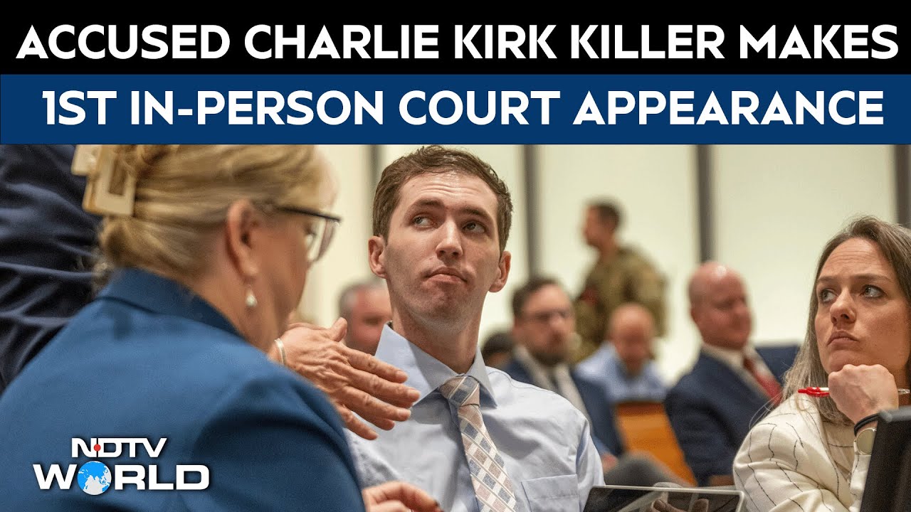 Charlie Kirk Killer | Tyler Robinson, Charlie Kirk's Murder Accused Makes In Person Court Appearance