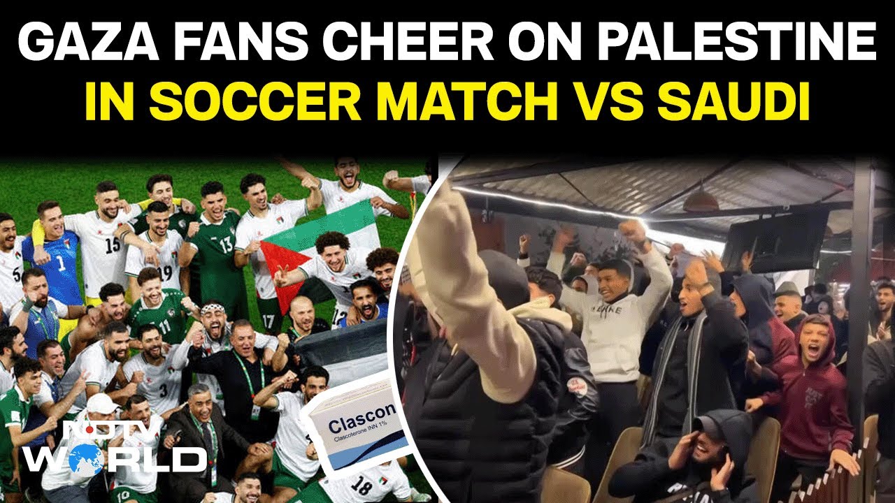 Arab Cup Qatar 2025 | Gaza Soccer Fans Rally To Watch Palestinian Team Play Against Saudi Arabia