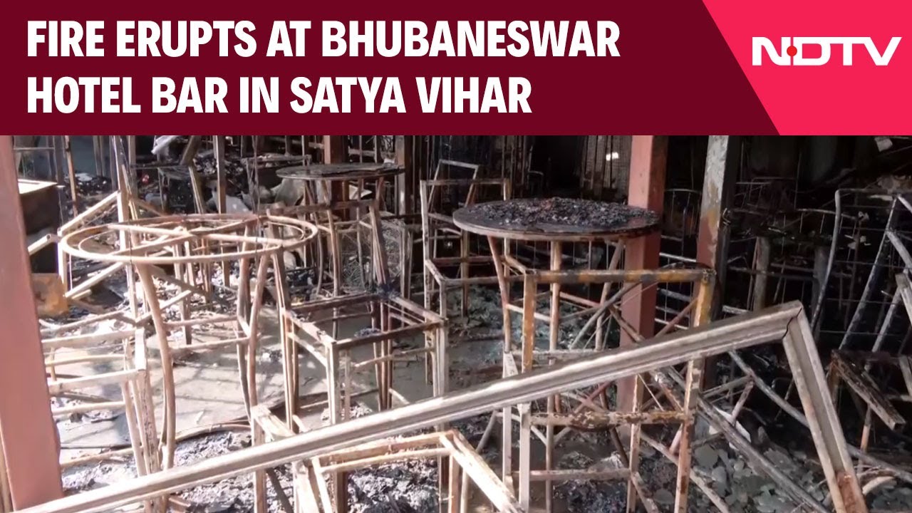 Bhubaneswar News | Fire Erupts At Bhubaneswar Hotel Bar In Satya Vihar; No Casualties