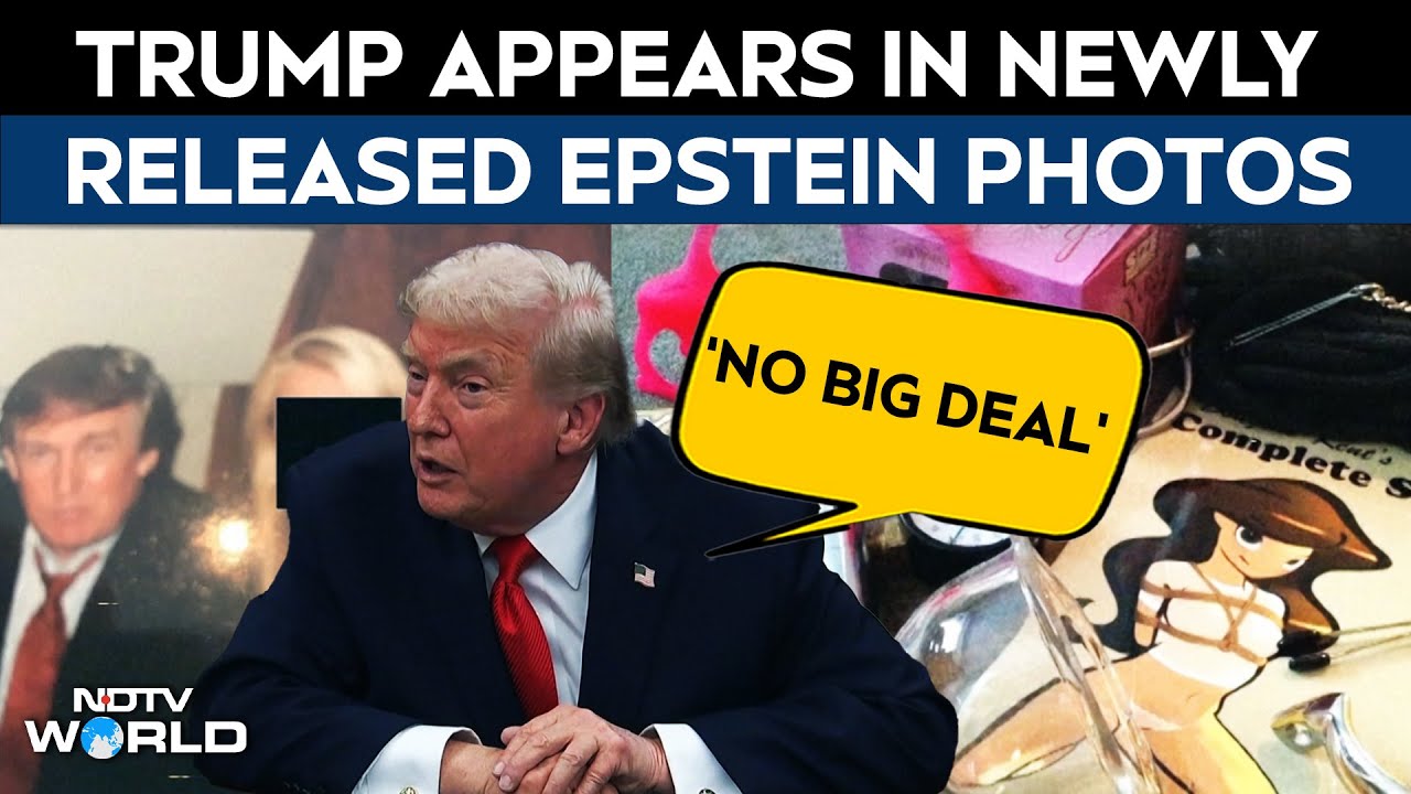 Trump Says ‘No Big Deal’ After Appearing In Newly Released Epstein Photos