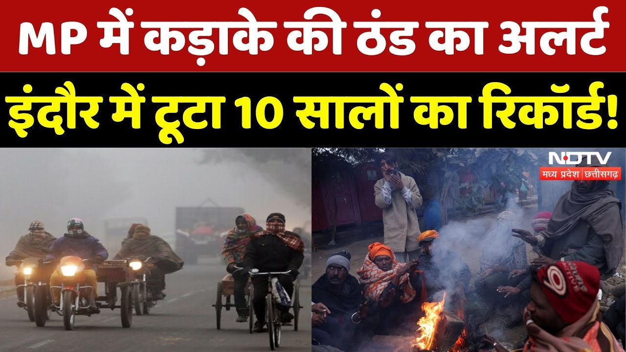 MP Weather Update: MP में कड़ाके की ठंड का अलर्ट! | Cold | Winter Alert | IMD | Indore | Latest