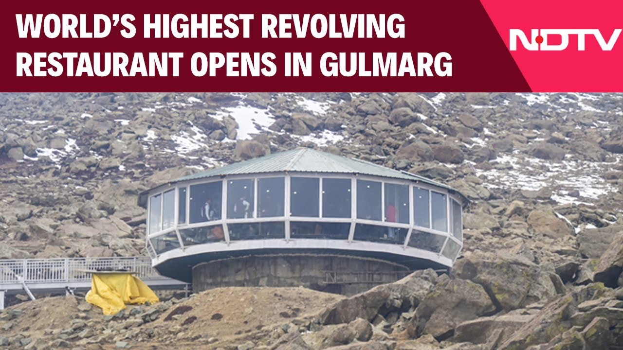 Jammu Kashmir News | World's Highest Revolving Multi-Purpose Hall With Restaurant Opens In Gulmarg
