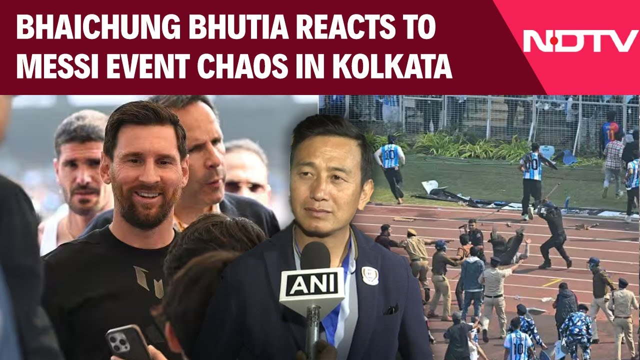 Messi Kolkata News | Former Indian Football Captain Bhaichung Bhutia Reacts To Messi Event Chaos