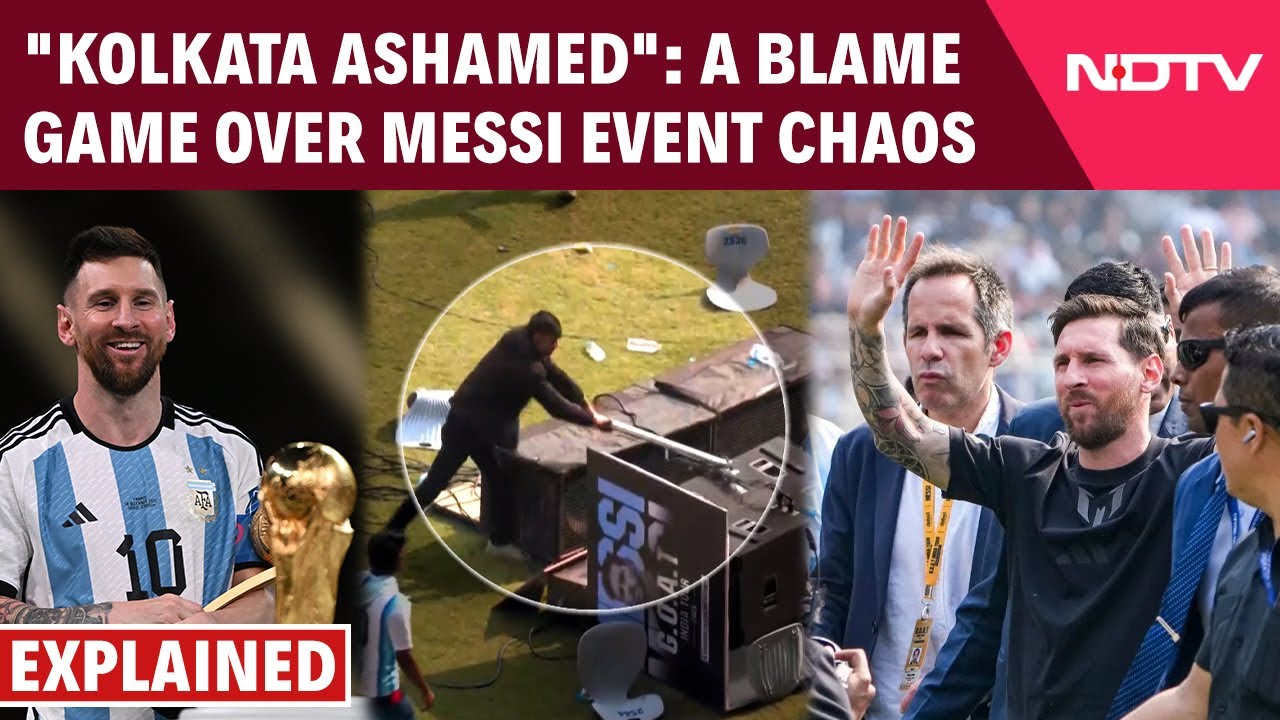Messi In India News | "Kolkata Ashamed": A Blame Game Over Messi Event Chaos And Refund Order