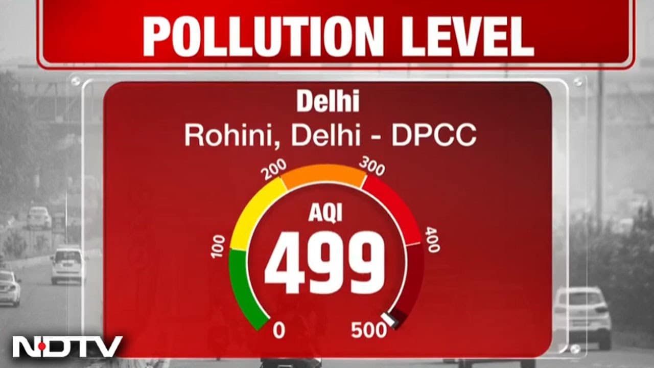 Delhi Pollution Worsens, Air Quality Turns Severe, Thick Smog Covers City