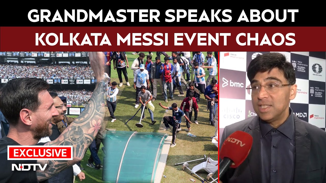 Grandmaster Viswanathan Anand Messi's India Tour And Chaos In Kolkata Stadium | NDTV Exclusive