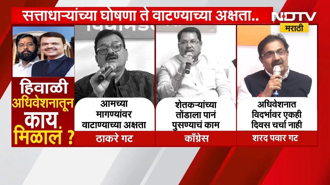 हिवाळी अधिवेशनात काय मिळालं? विरोधकांची सरकारवर टीका | Mahayuti | MVA | Winter Session 2025