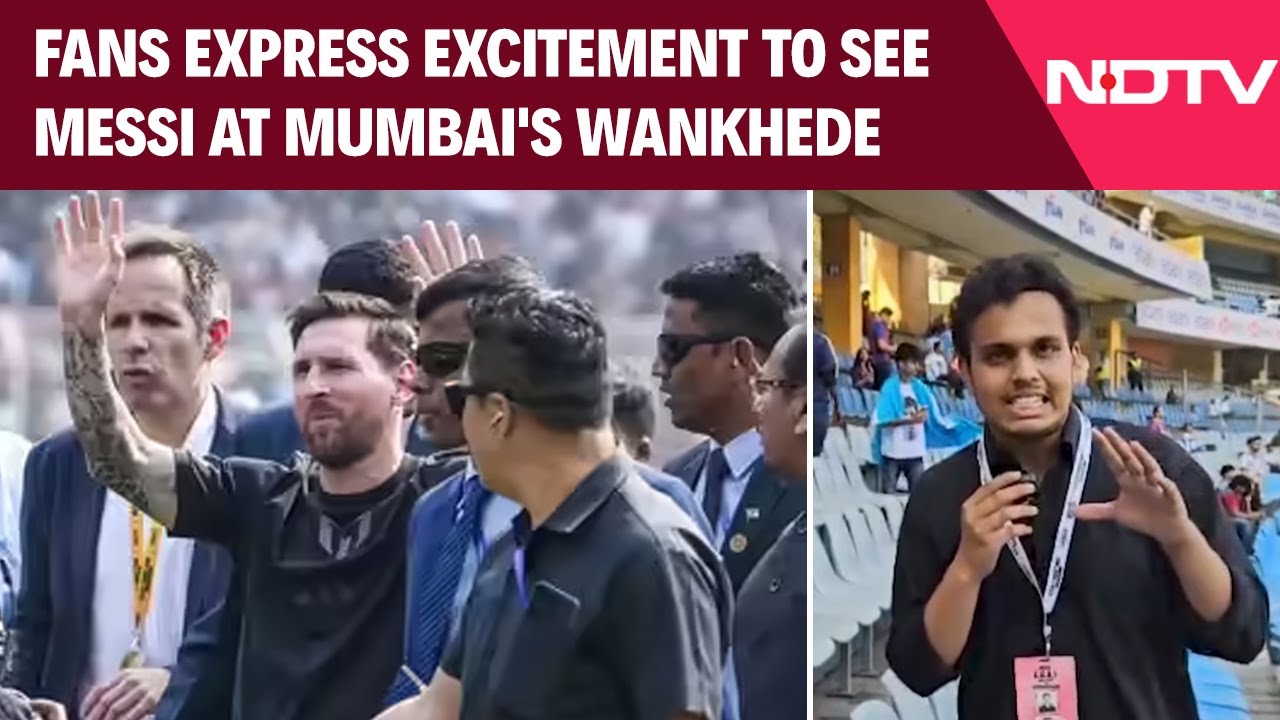 Messi Mania At Wankhede | Fans From Across India Turn Up For A Glimpse Of GOAT