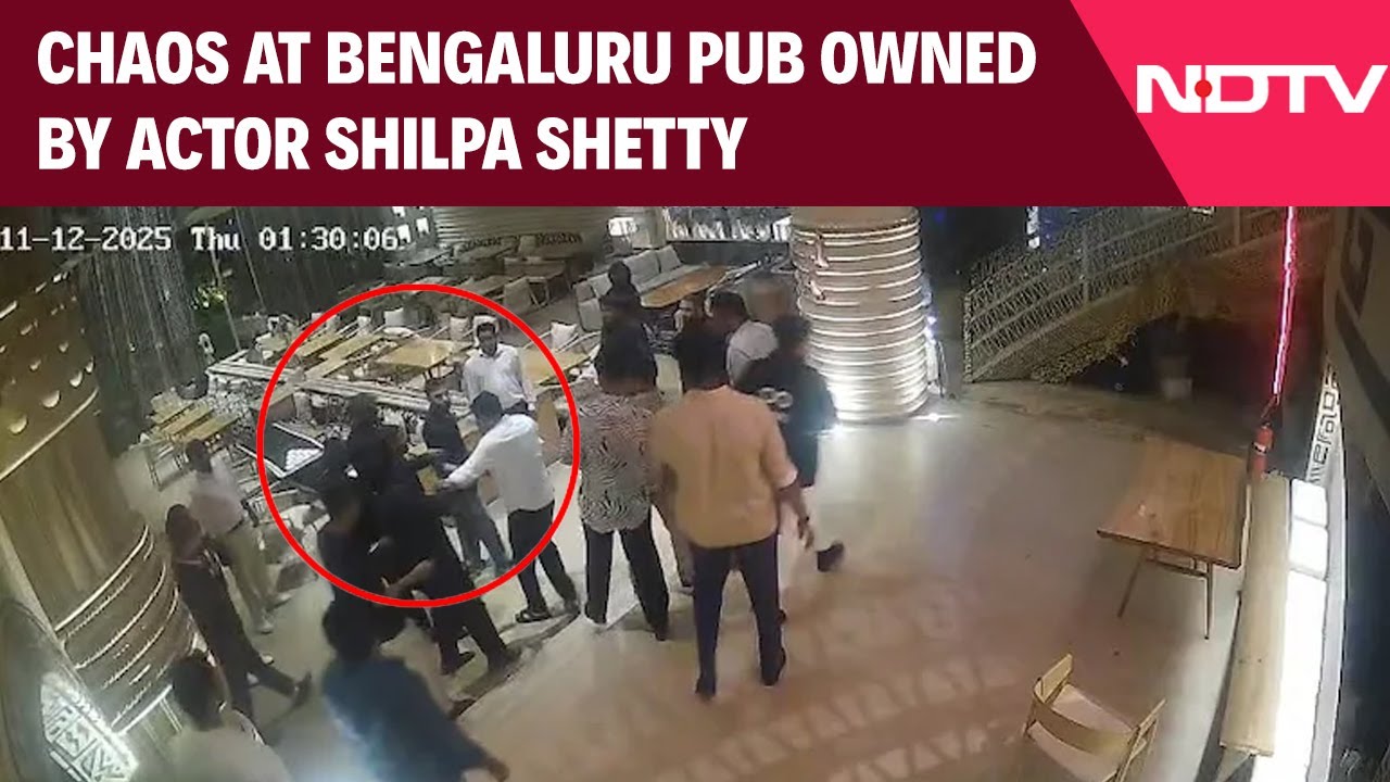 Bengaluru News | Chaos At Bengaluru Pub Owned By Shilpa Shetty. Video Goes Viral