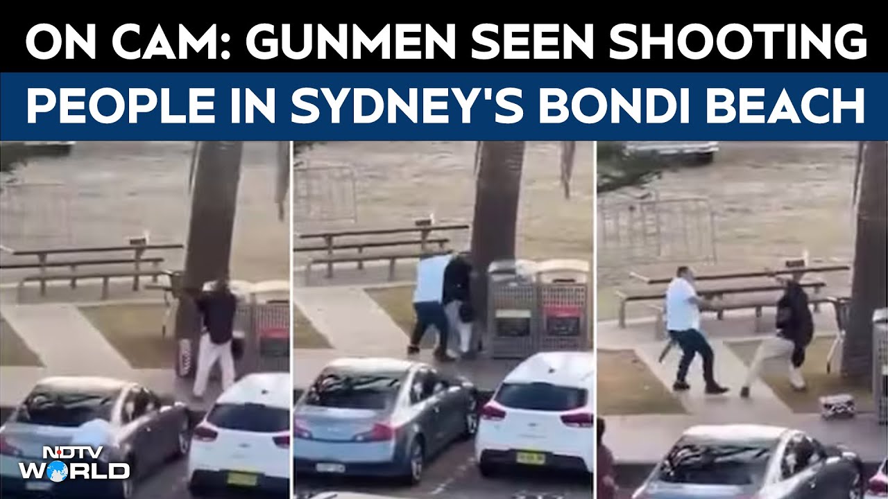 Sydney Attack | Dramatic Footage Shows 2 Gunmen Shooting Dead At Least 11 At Sydney&rsquo;s Bondi Beach