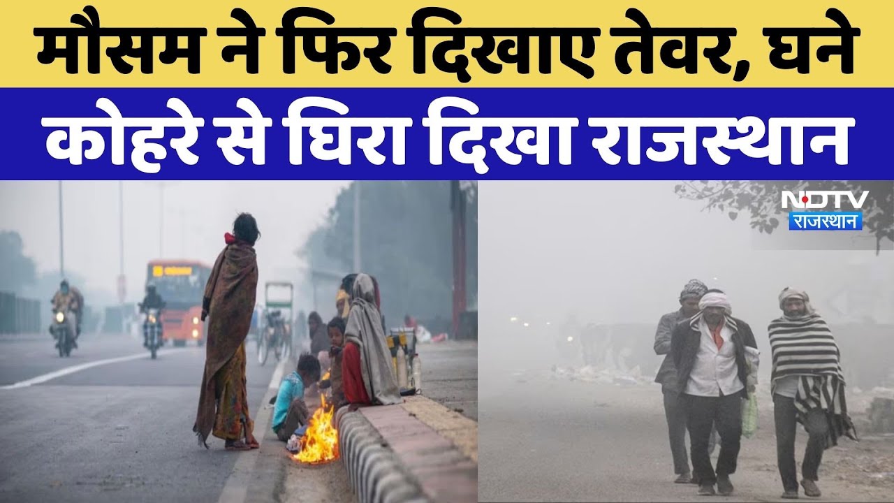 Rajasthan Weather Update: राजस्&zwj;थान में घना Fog, व&zwj;िज&zwj;िब&zwj;िल&zwj;िटी जीरो | Top News | Latest News