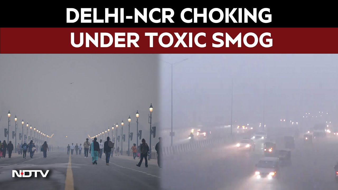 Video: Delhi Air Pollution | Toxic Smog Blankets New Delhi, Air Quality Turns Hazardous As Travel Disrupted