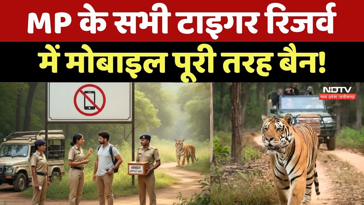 MP के सभी Tiger Reserve में Mobile पूरी तरह Ban!