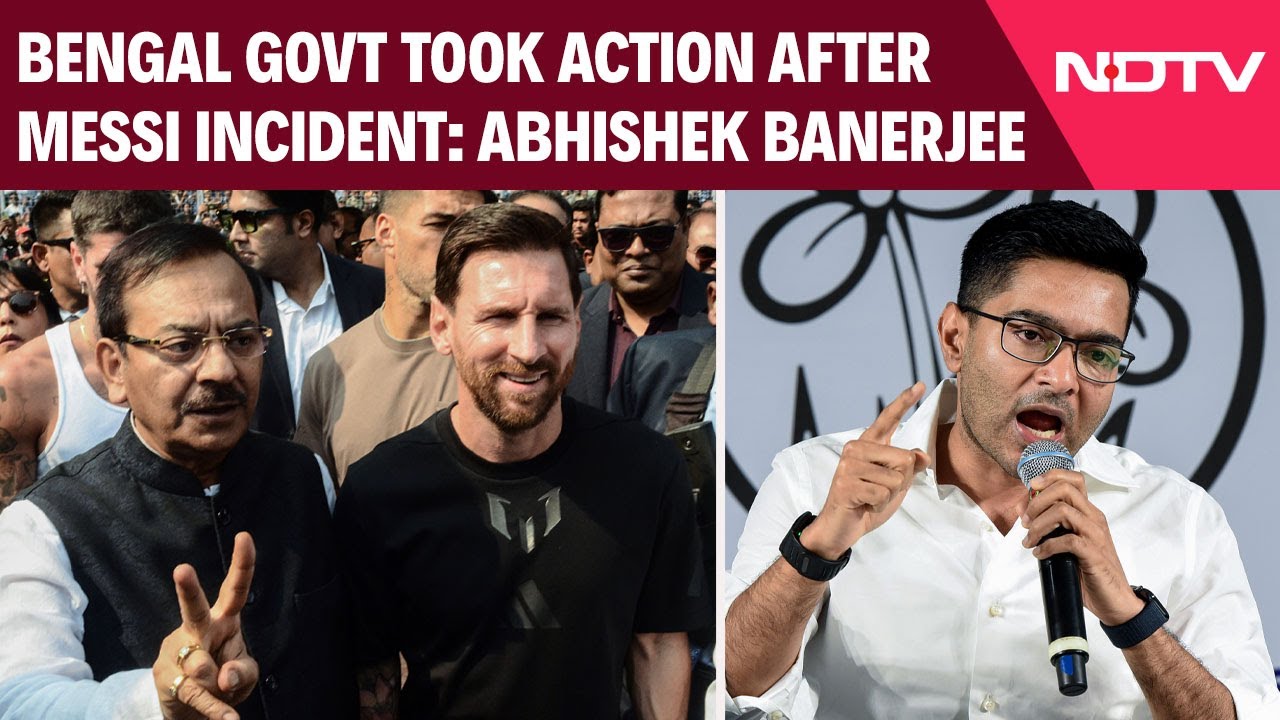 Bengal Government Took Action After Messi Incident: Abhishek Banerjee