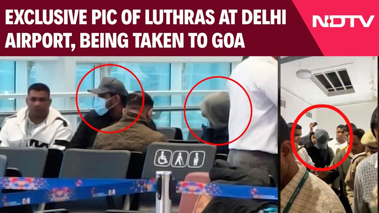 Luthra Brothers News | Exclusive Pic Of Luthras At Delhi Airport, Being Taken To Goa To Face Charges