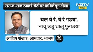 Ashish Shelar X Post | "चाफा खंत करी काही केल्या फुले ना" ठाकरे मनसे च्या युतीवर शेलारांनी कविता