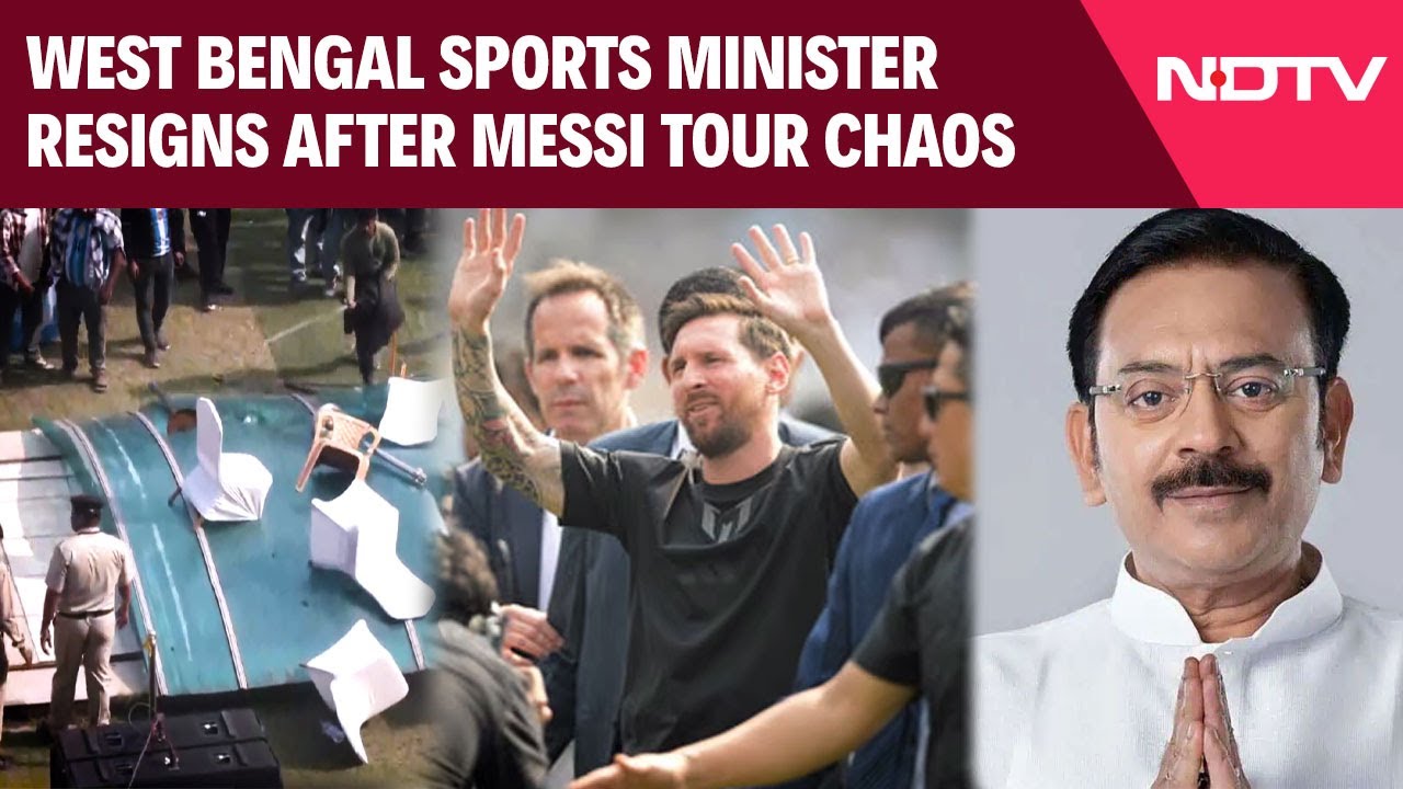 West Bengal Sports Minister Resigns After Messi Tour Chaos At Kolkata's Salt Lake Stadium