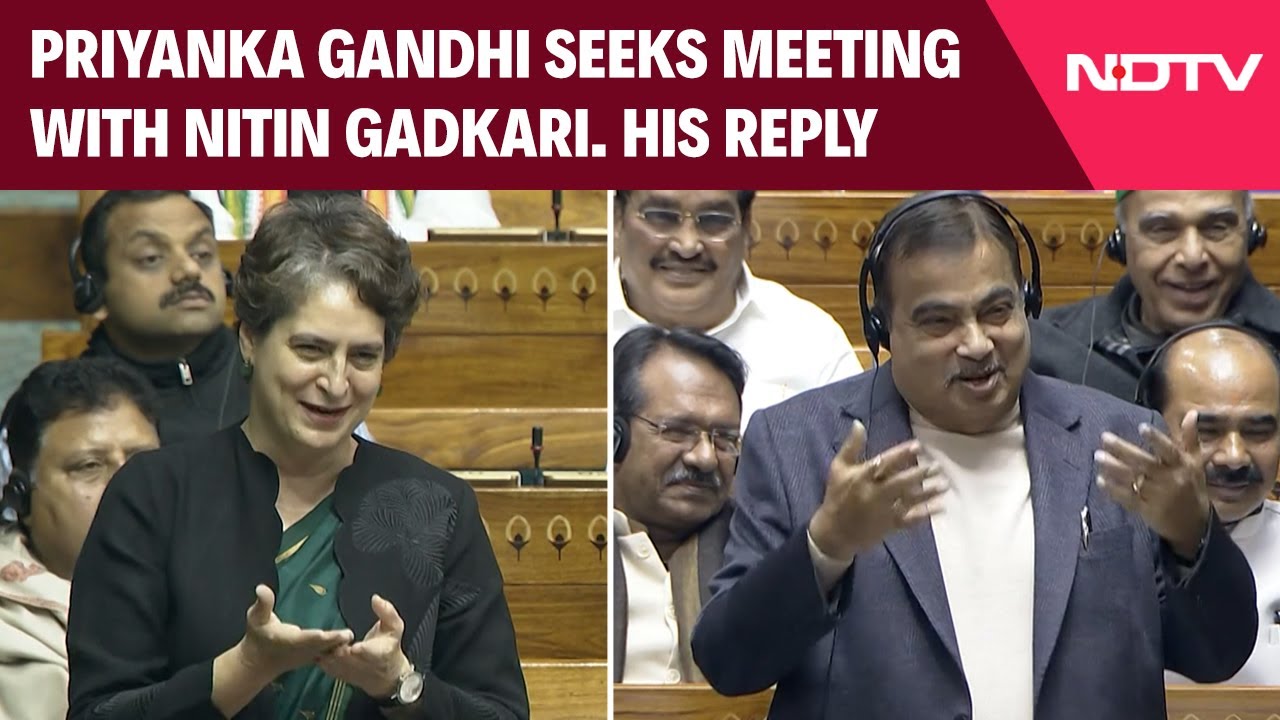 Priyanka Gandhi News | When Priyanka Gandhi Sought an Appointment with Nitin Gadkari