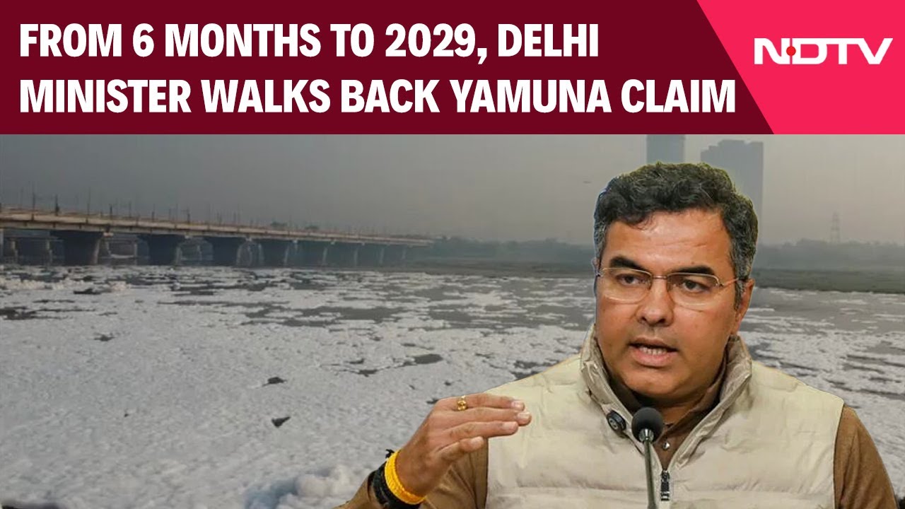 Delhi Yamuna Pollution | "No Plan for 2 Years, Yamuna Clean by 2029": Delhi Minister's U-Turn