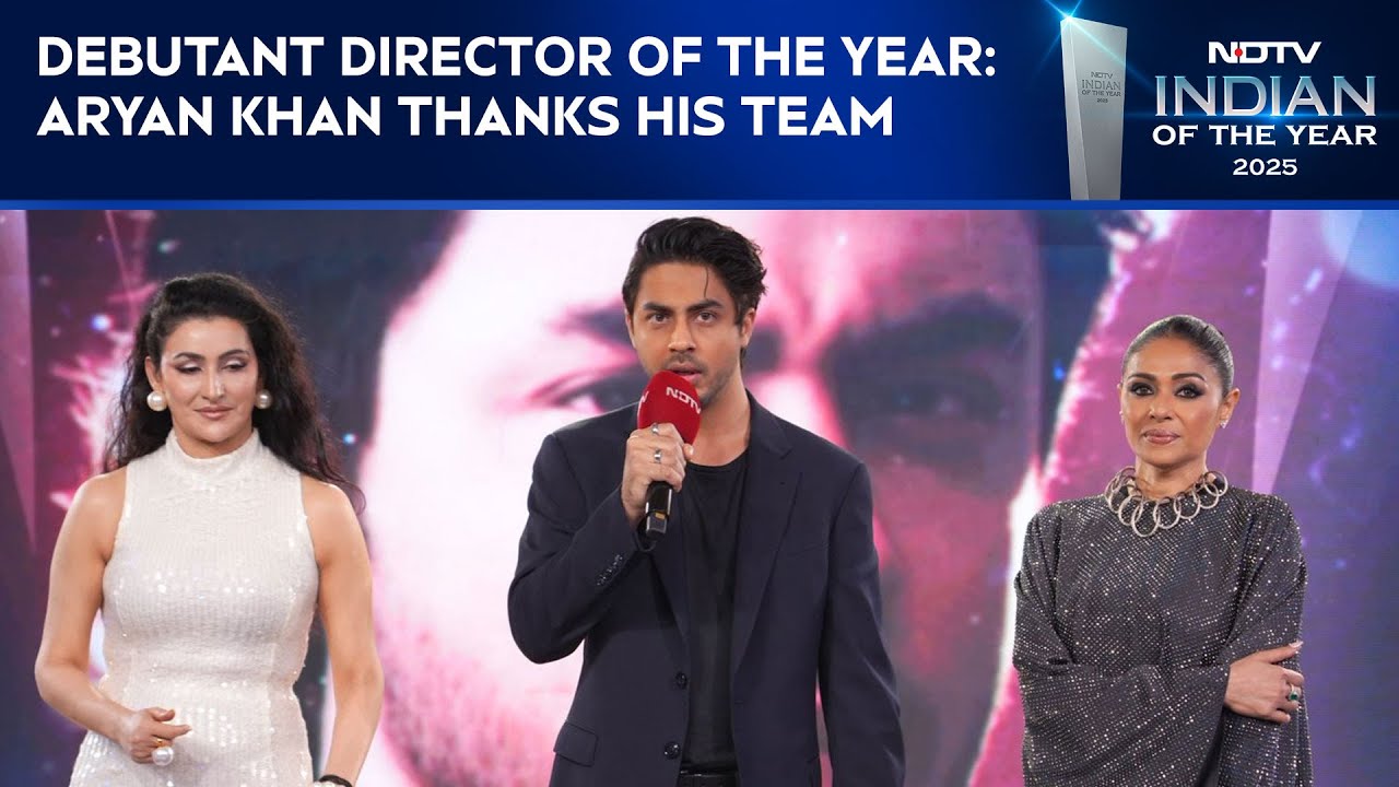 Debutant Director Of The Year: Aryan Khan Thanks His Team And Makes Mom Proud