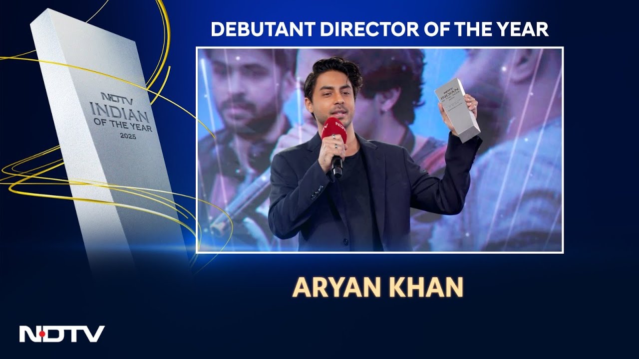 Aryan Khan Wins Debutant Director Of The Year Award