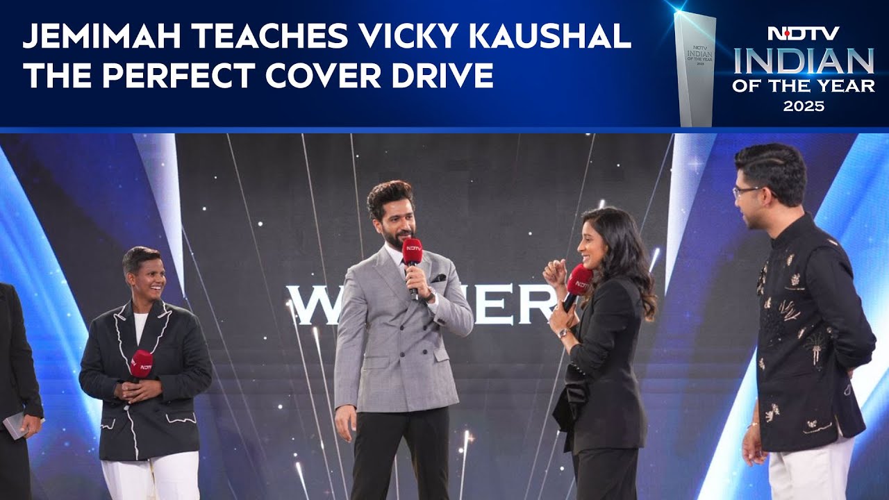 Vicky Kaushal Learns The Perfect Cover Drive From Jemimah Rodrigues