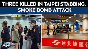 3 Killed In Smoke Grenade, Knife Attack In Taiwan Metro Stations