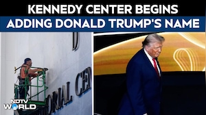 Trump News Today | US President Donald Trump's Name Added To Kennedy Center Facade