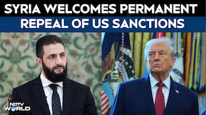 US Syria Ties | Syria's Al-Sharaa Welcomes The Permanent Repeal Of US Sanctions