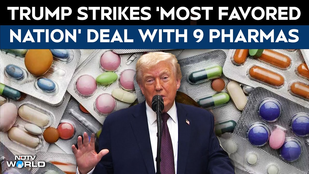 Donald Trump | Trump Strikes 'Most Favored Nation' Deals With Nine Pharma Companies Set To Prices