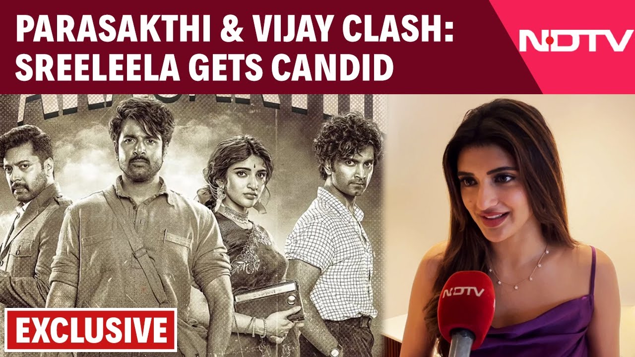 Sreeleela Interview | Parasakthi, Vijay Clash & Adopting 3 Children: Sreeleela Gets Candid