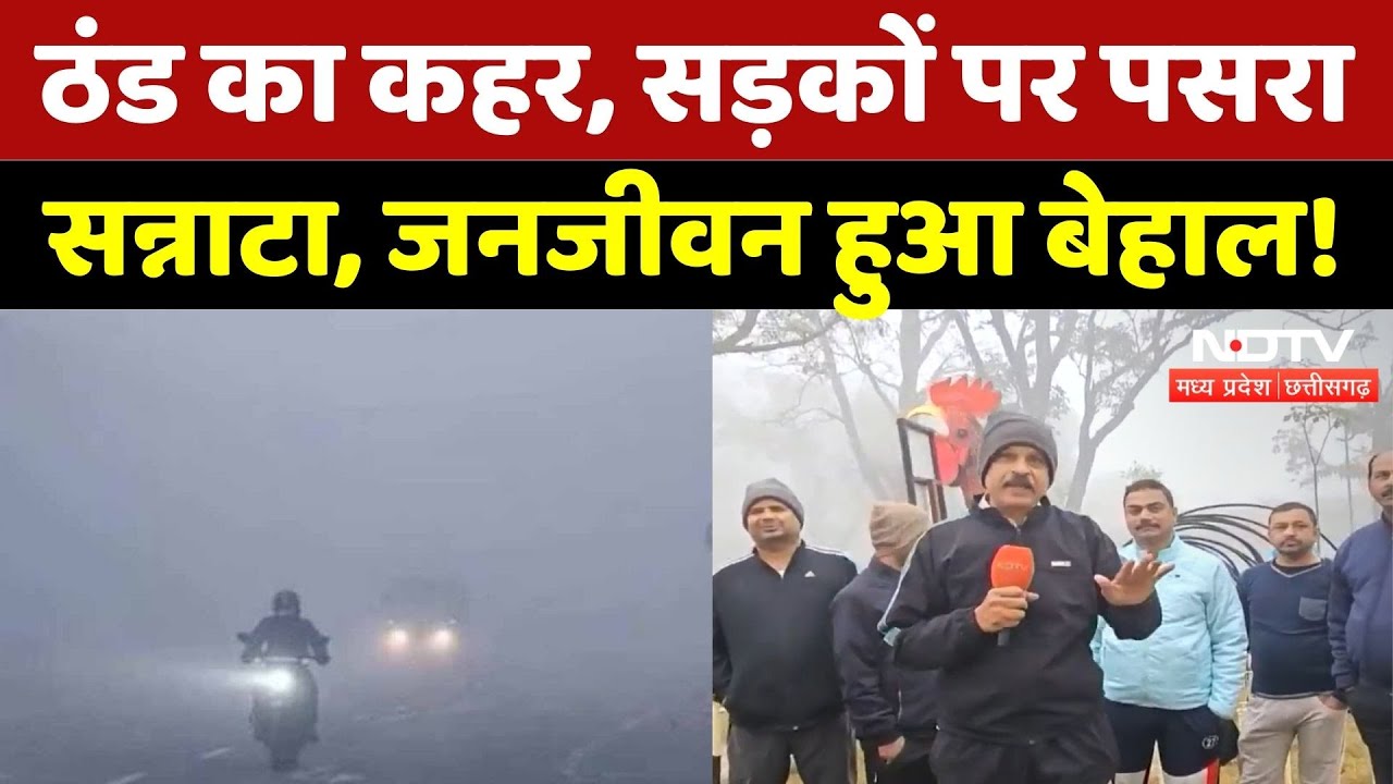 MP Weather Update: ठंड का कहर, शीतलहर, ठिठुरन, सड़कों पर सन्नाटा! | Cold Wave | Winter | Latest News