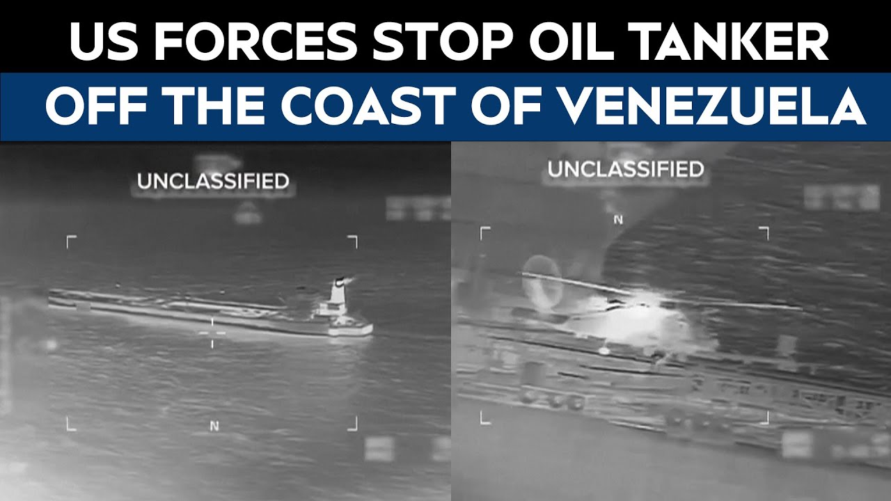 US Venezuela Tensions | US Forces Stop Oil Tanker Off The Coast Of Venezuela