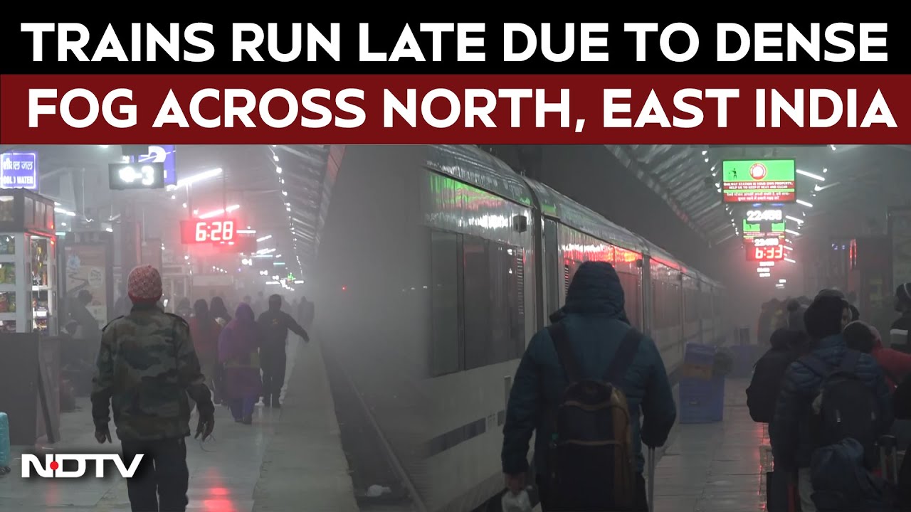 Dense Fog Disrupts Train Services Across North And East India, Passengers Face Long Delays