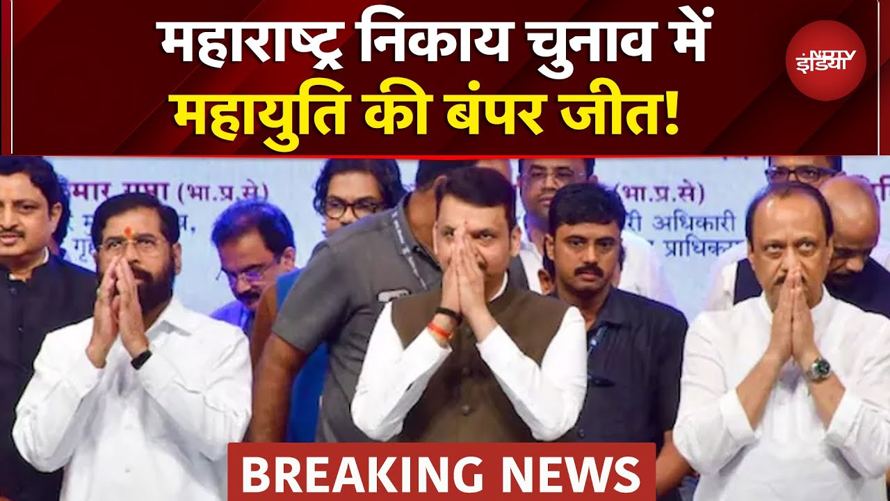 Maharashtra Local Body Election: नगर निकाय 'सेमीफाइनल' में BJP का वर्चस्व, महायुति की बंपर जीत!