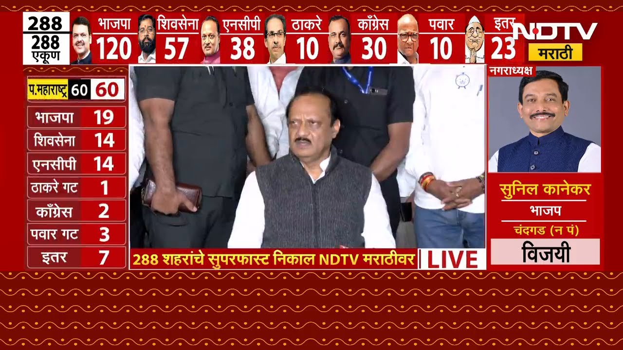जनतेनं आम्हाला चांगला कौल दिला, निकालानंतर DCM Ajit Pawar यांची पत्रकार परिषद | NDTV मराठी