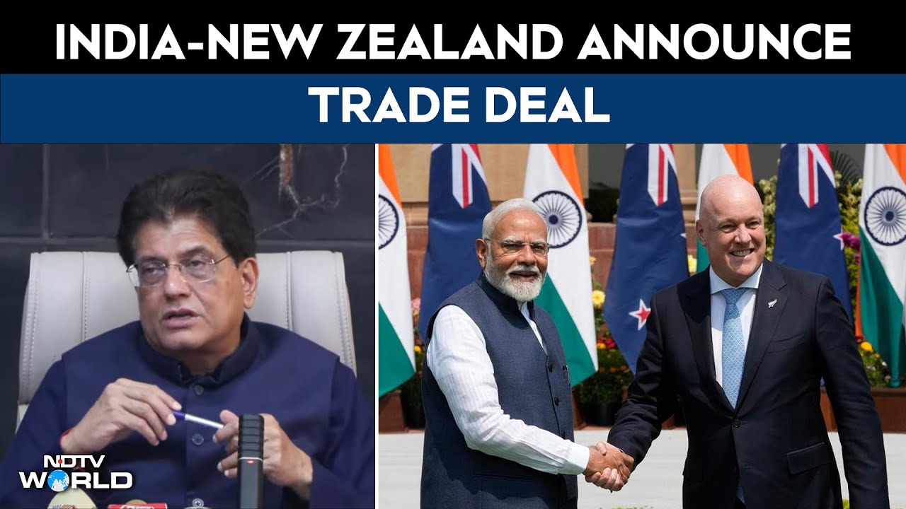 India New Zealand Trade Deal | New Zealand Finalises Trade Deal With India